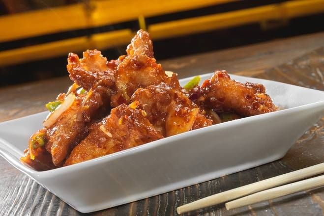 Pan Fried Chili Fish.