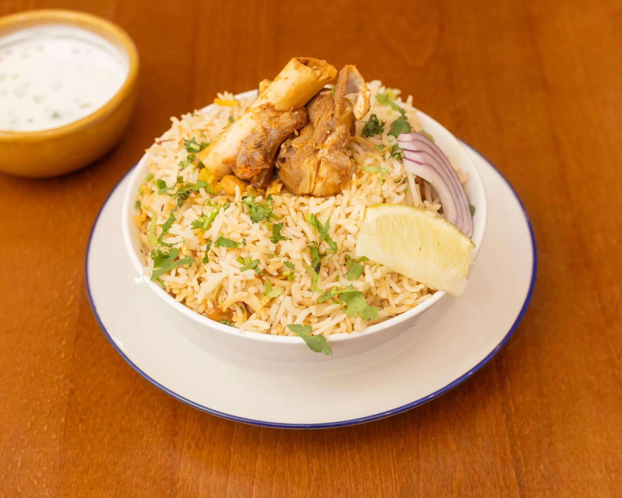 Mutton Fry-Piece Pulav.