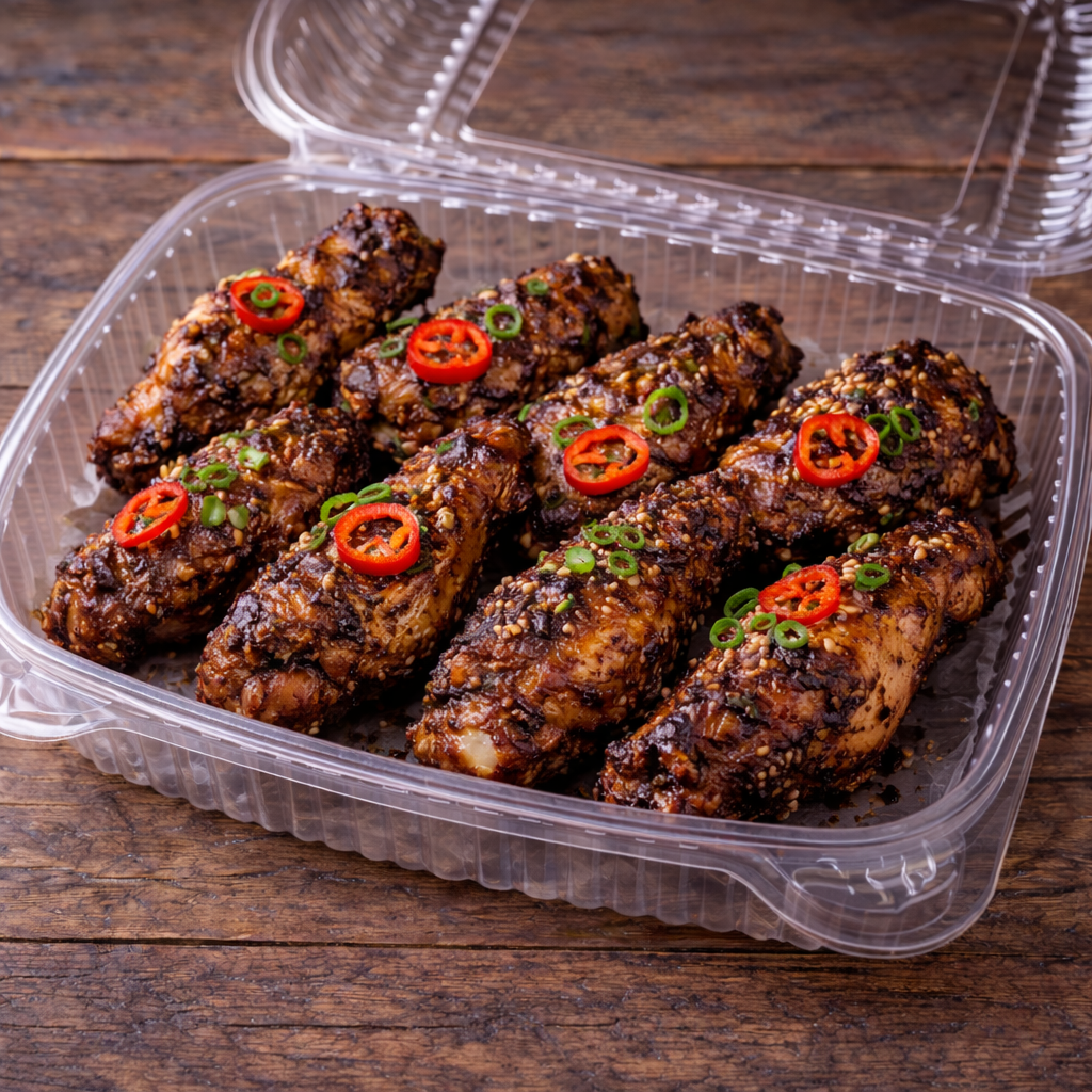 Jerk Wings only 6 pieces.