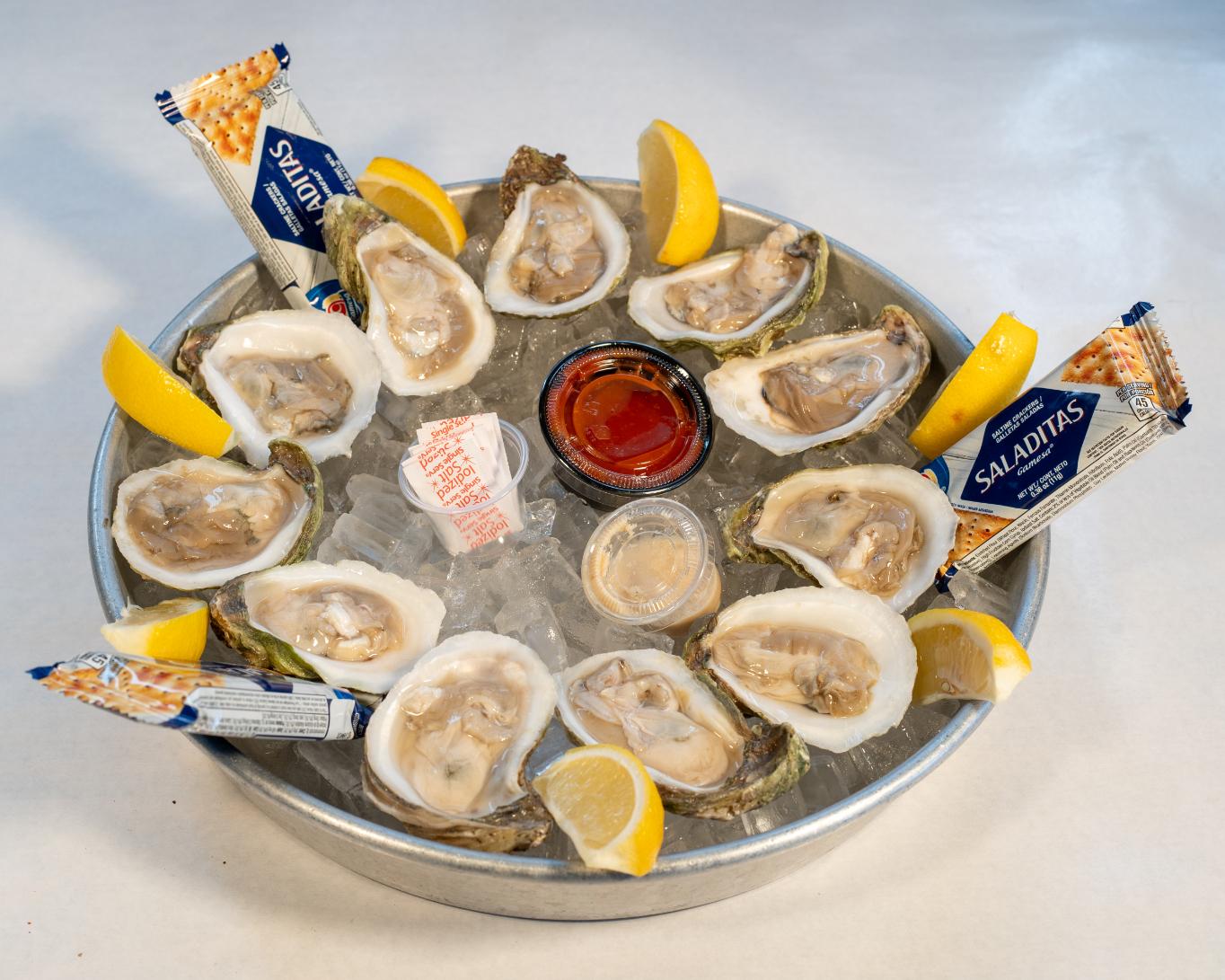 Raw Oysters - 1/2 Dozen (6).