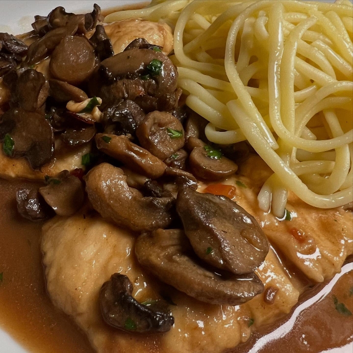 Chicken Marsala.
