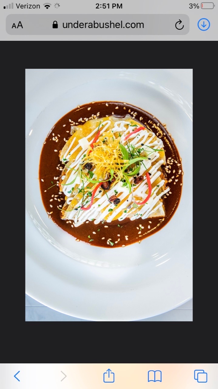Enchilada De Mole.