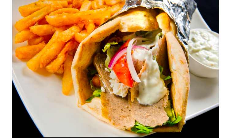 Chicken Gyro Wrap.
