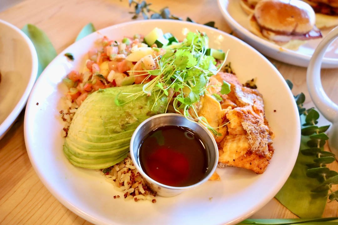 Hot Honey Salmon Bowl.