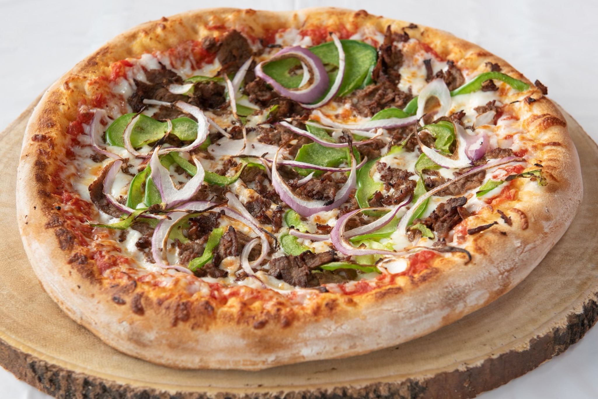 Philly Steak Pizza.