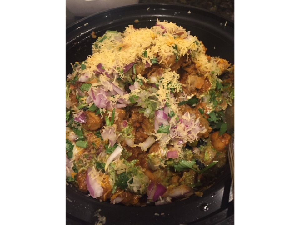 Samosa Chaat.