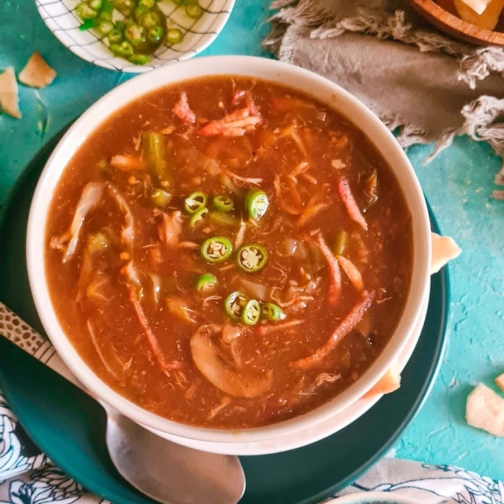Chicken Hot and Sour Soup.