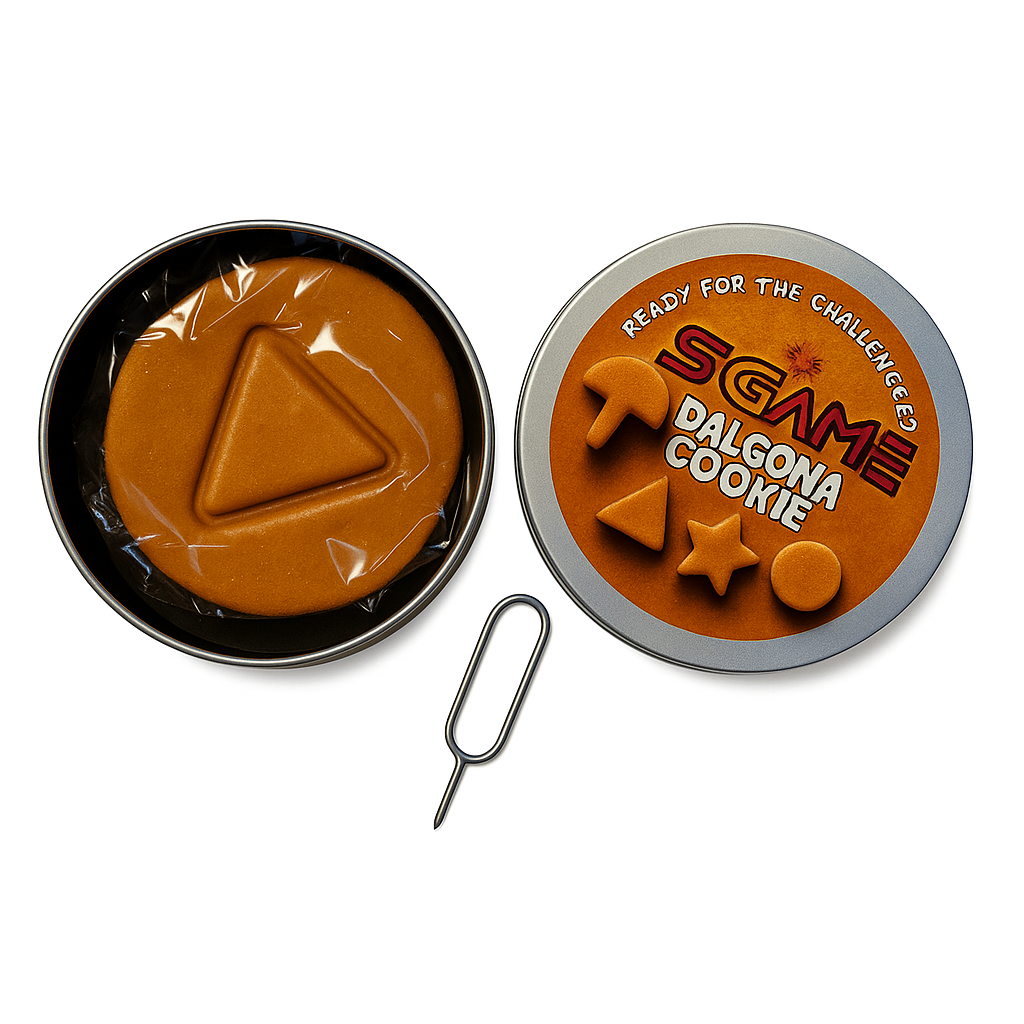 Squid Game Dalgona Cookie.