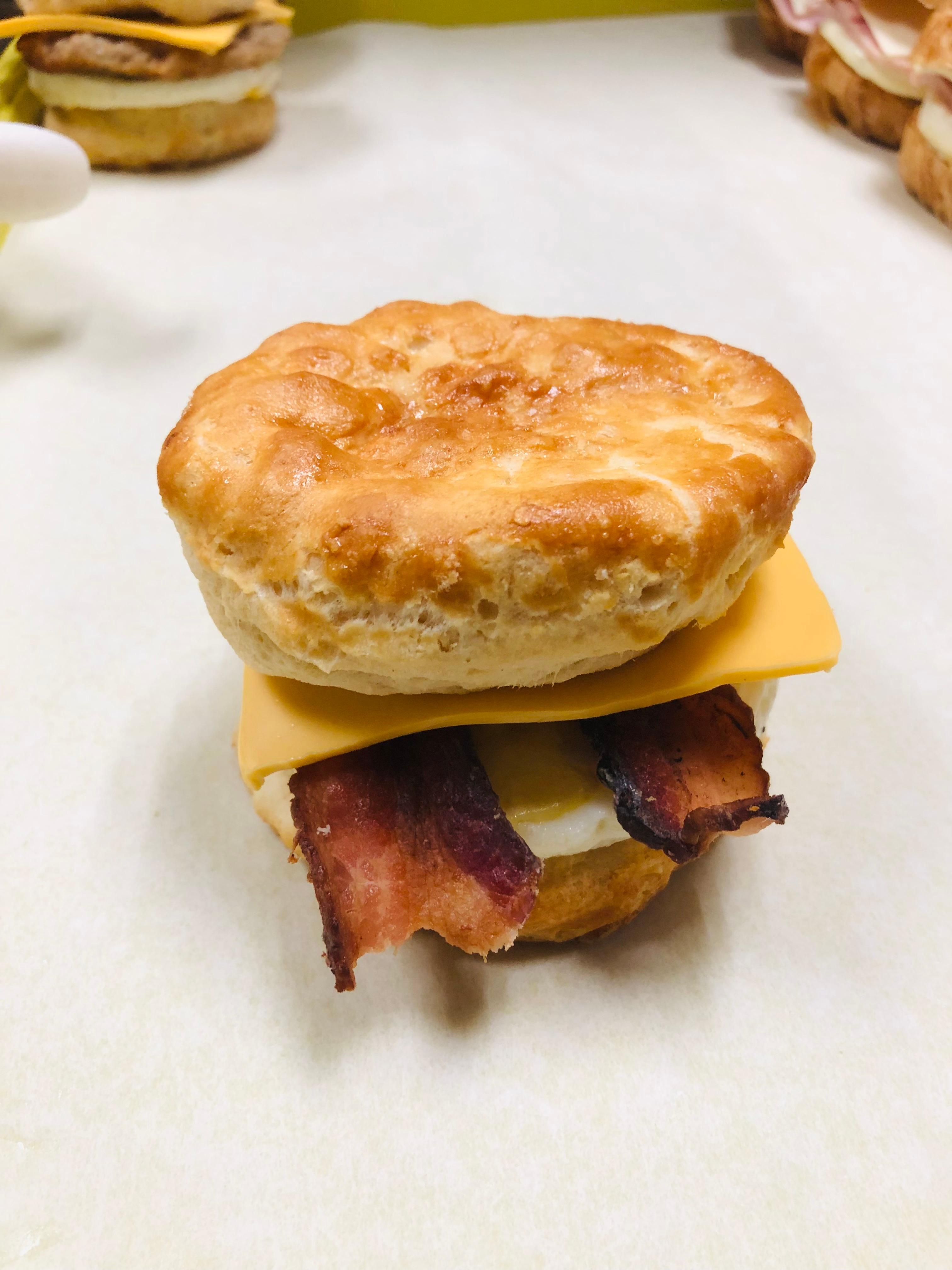 Biscuit SW: Bacon, Egg, & Cheese.