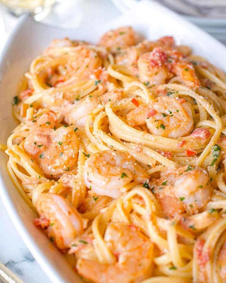 Shrimp Pasta.