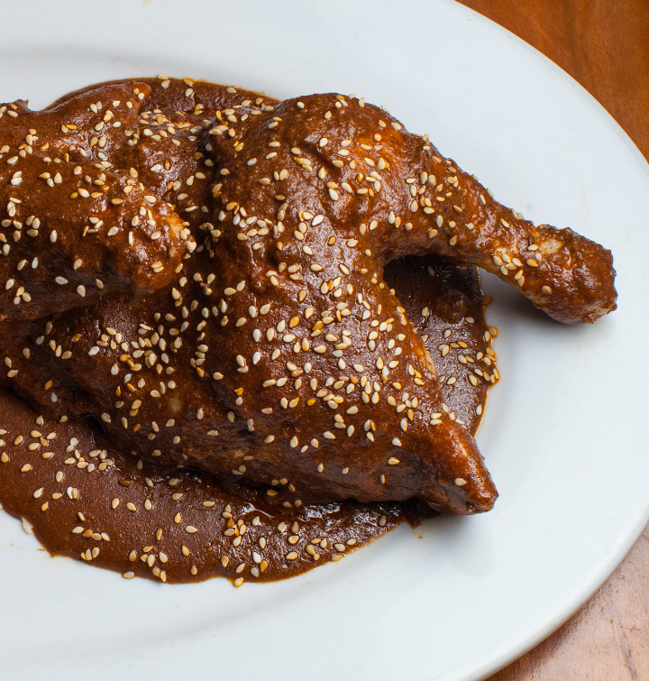 Pollo En Mole Poblano.