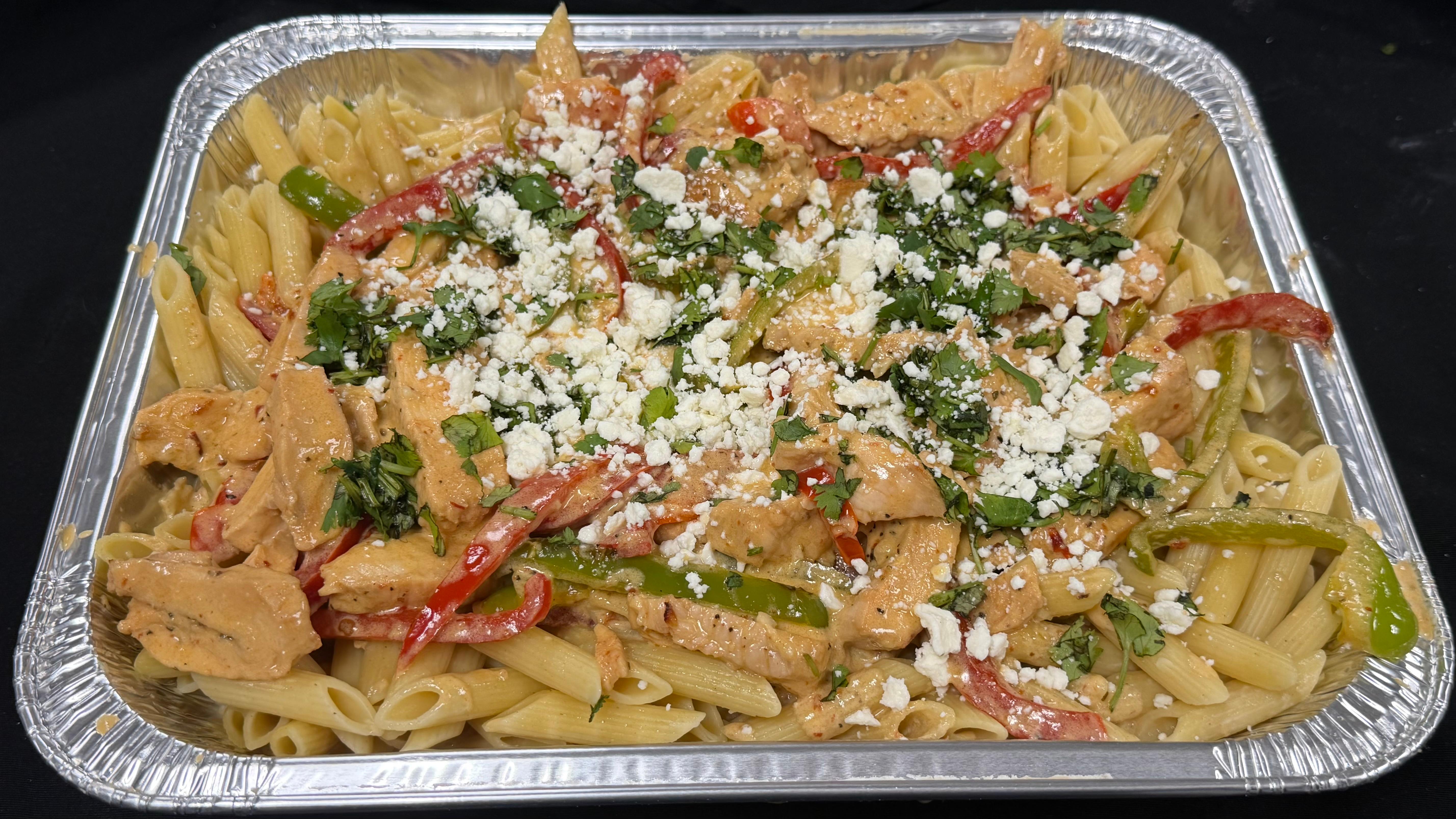 Penne al Pesto Tray.