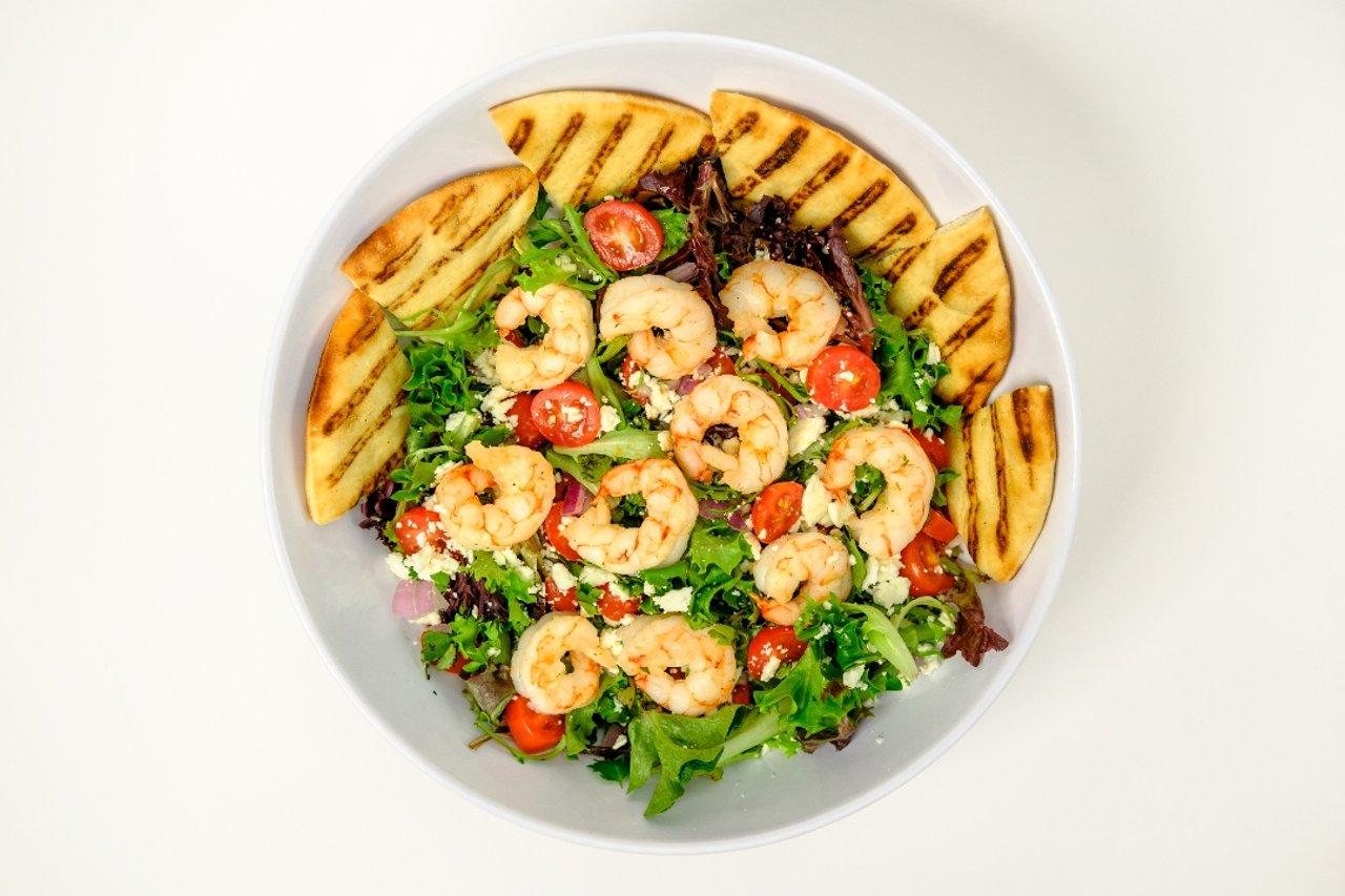 Citrus shrimp salad.