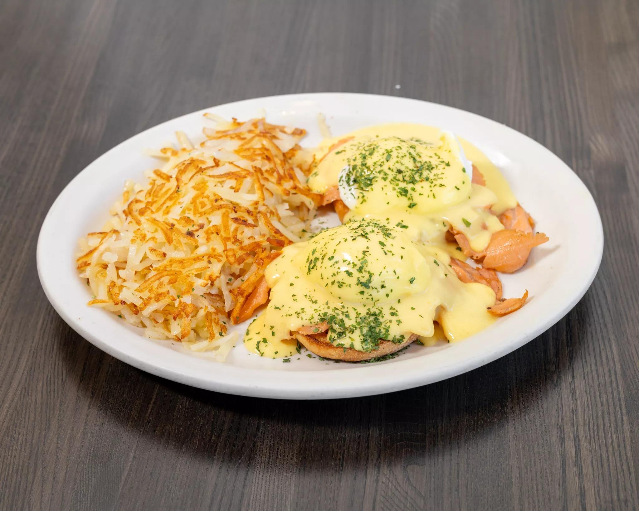 Salmon Benedict.
