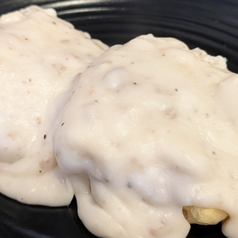 Biscuit Sausage Gravy Full.