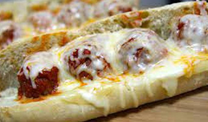 Meatball Parm Sub.