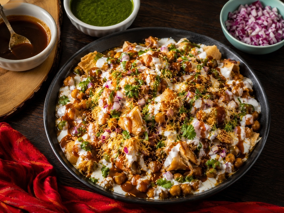 Samosa Chaat.