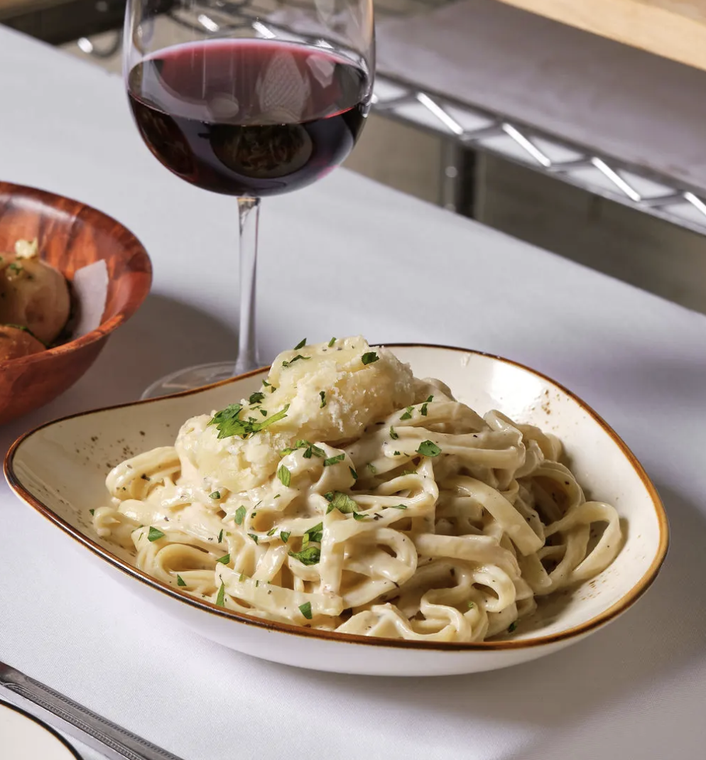 Fettuccini Alfredo.