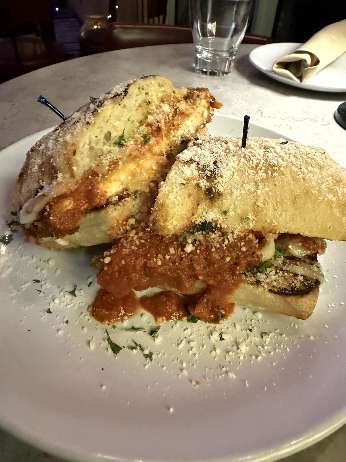 Madchef Chicken Parm Sandwich.