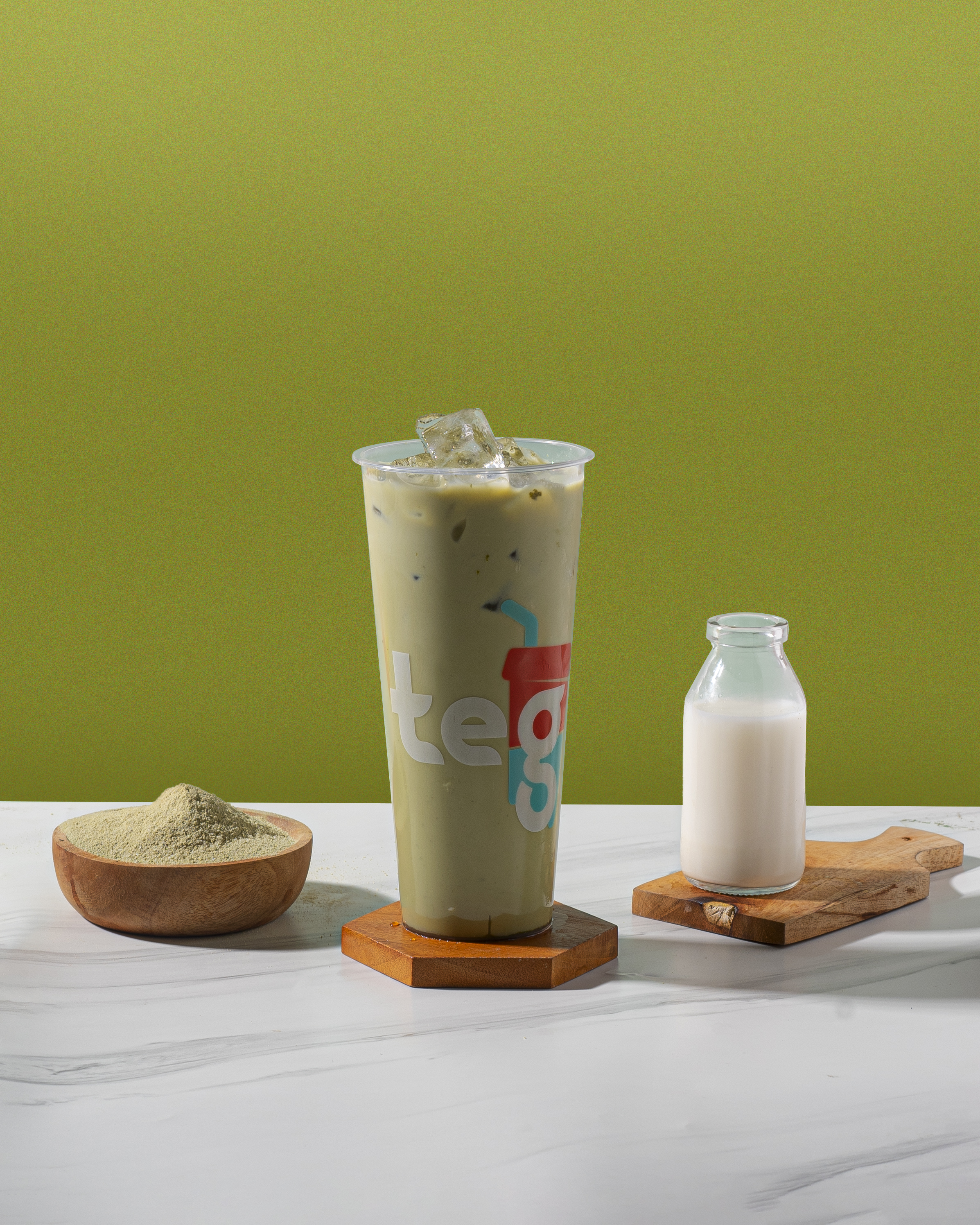 Matcha Milk Tea.