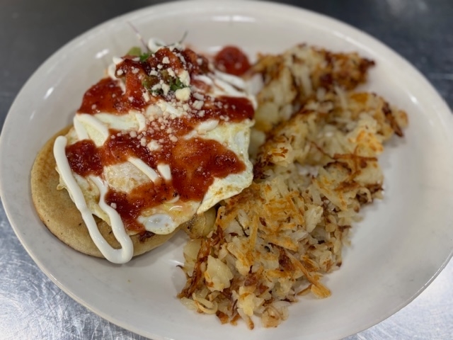 Pupusas Breakfast.