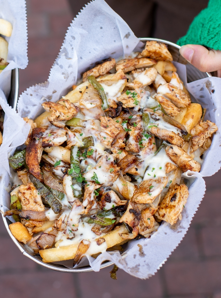Chicken Bomb Fries.