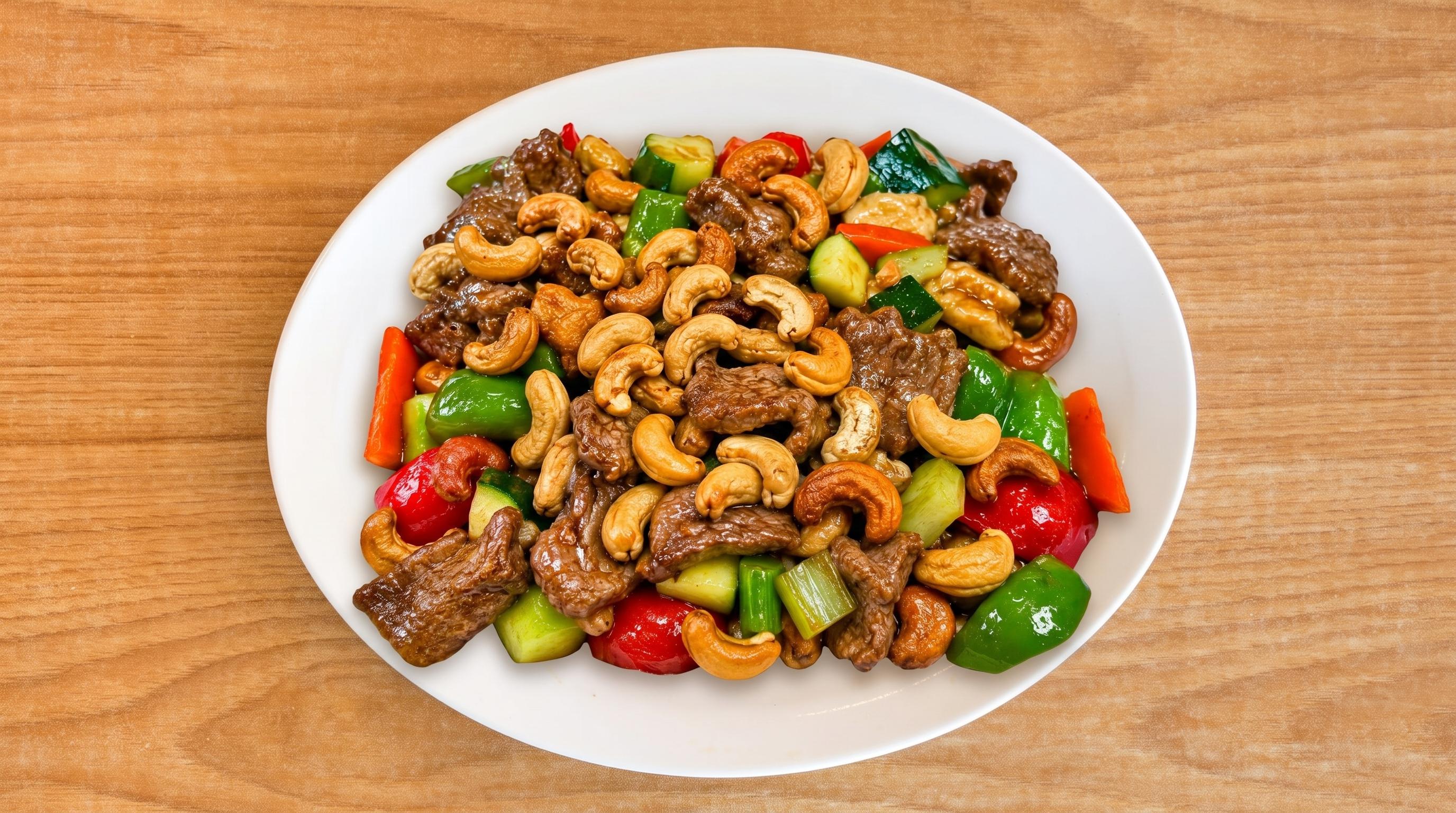CASHEW BEEF.