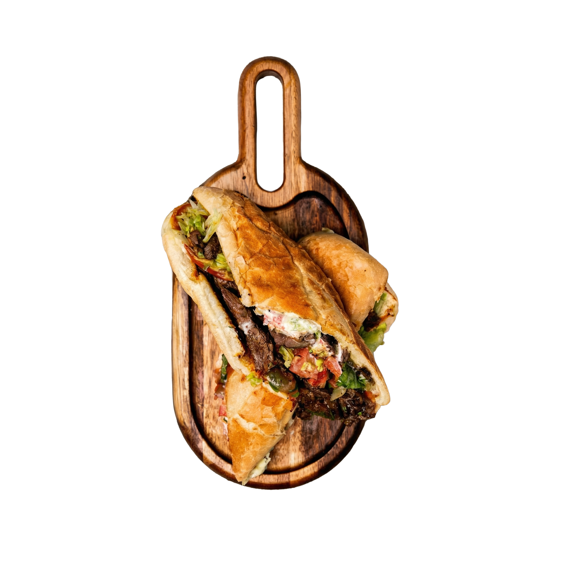 12'' Beef Cheesesteak.