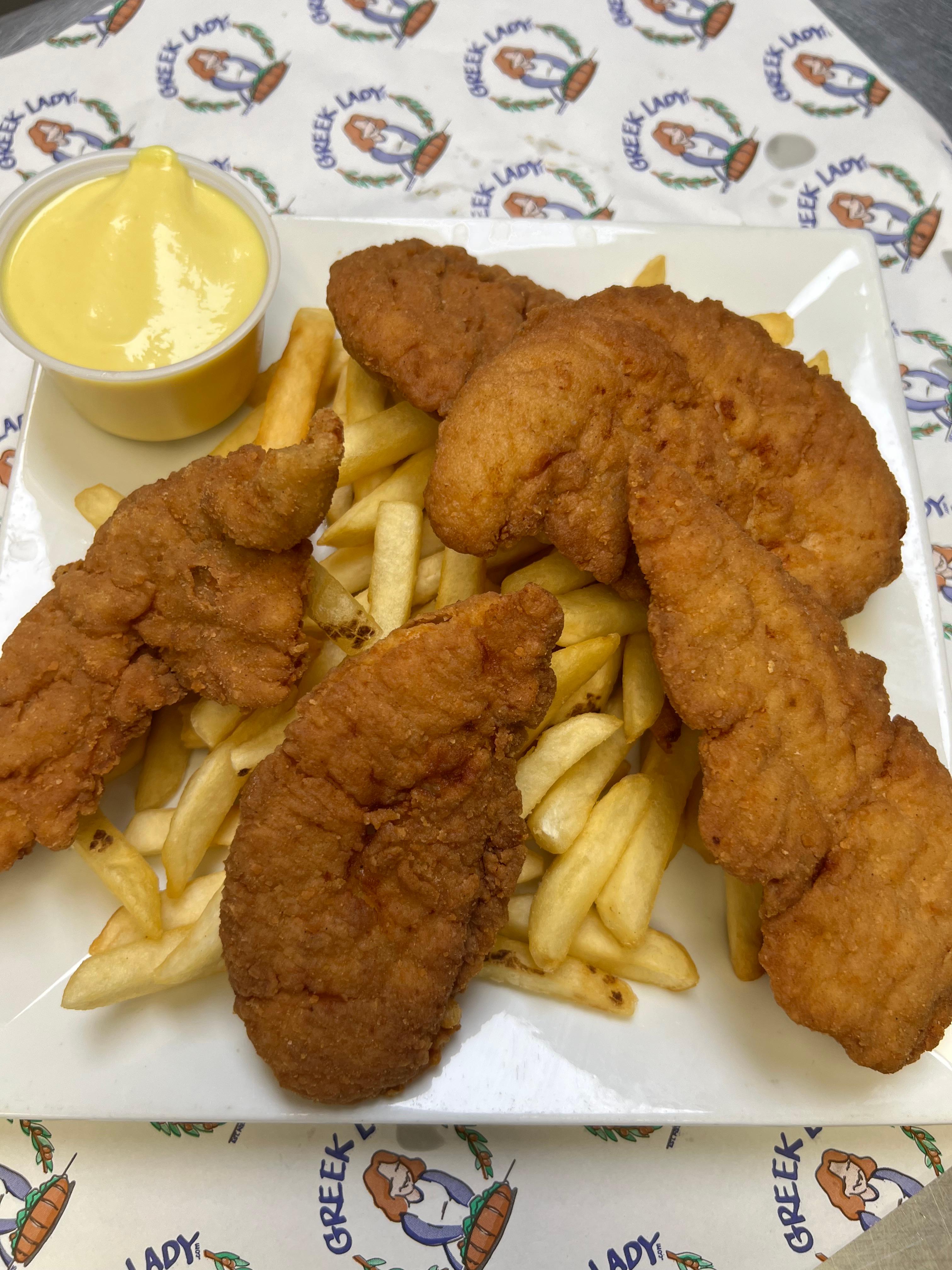 Chicken Finger Platter.