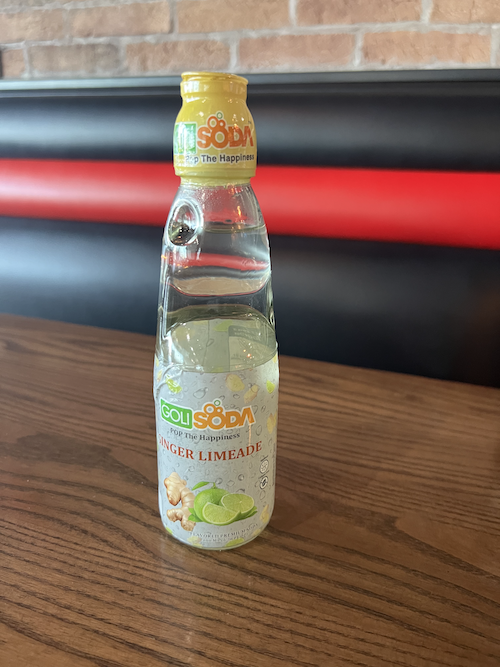 Goli Soda - Ginger Limenade.