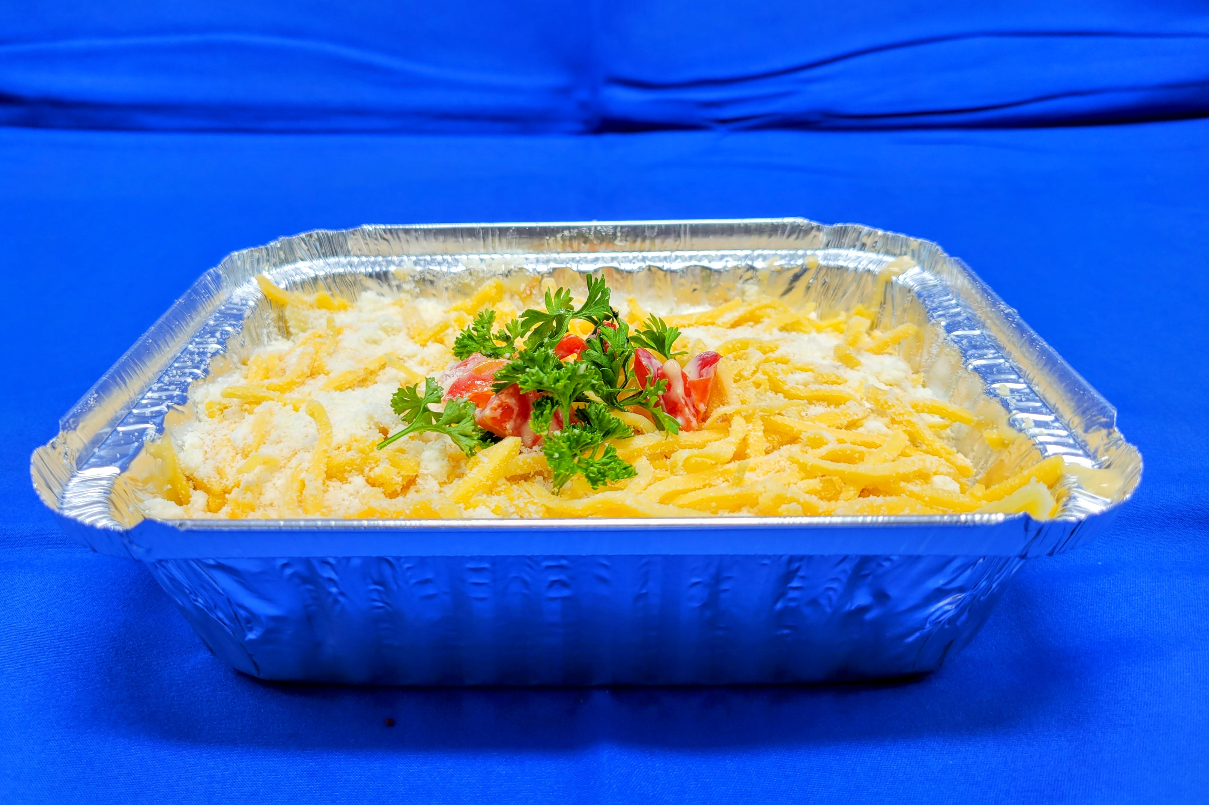 Macaroni au gratin.