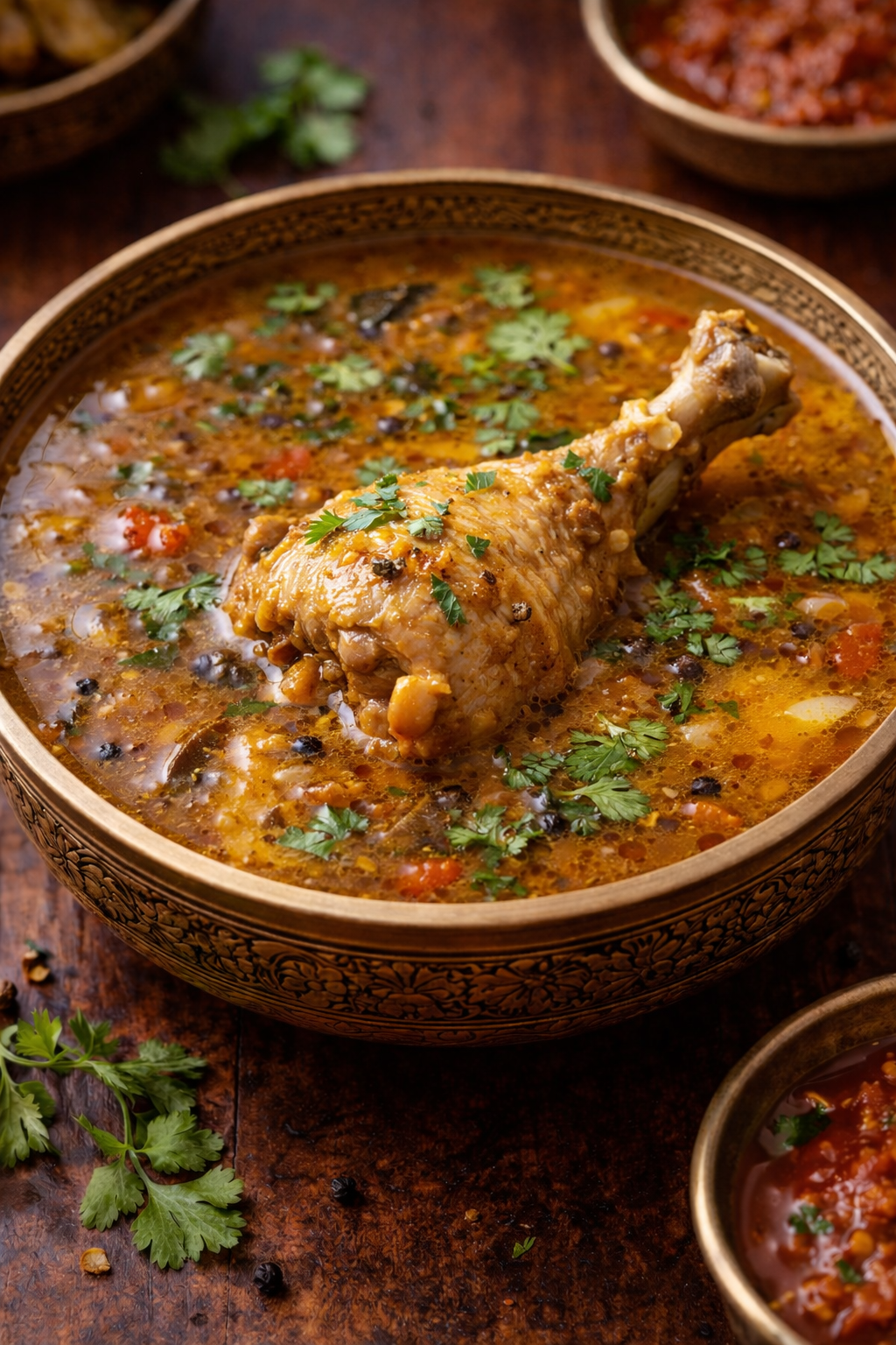 Konapattu Kozhi Rasam.