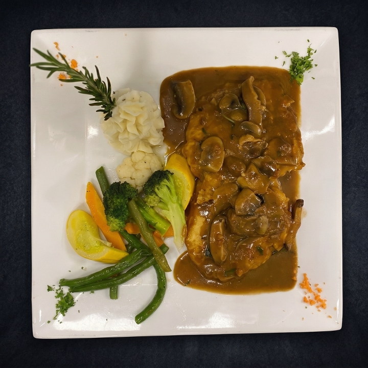 Veal Marsala Lunch.