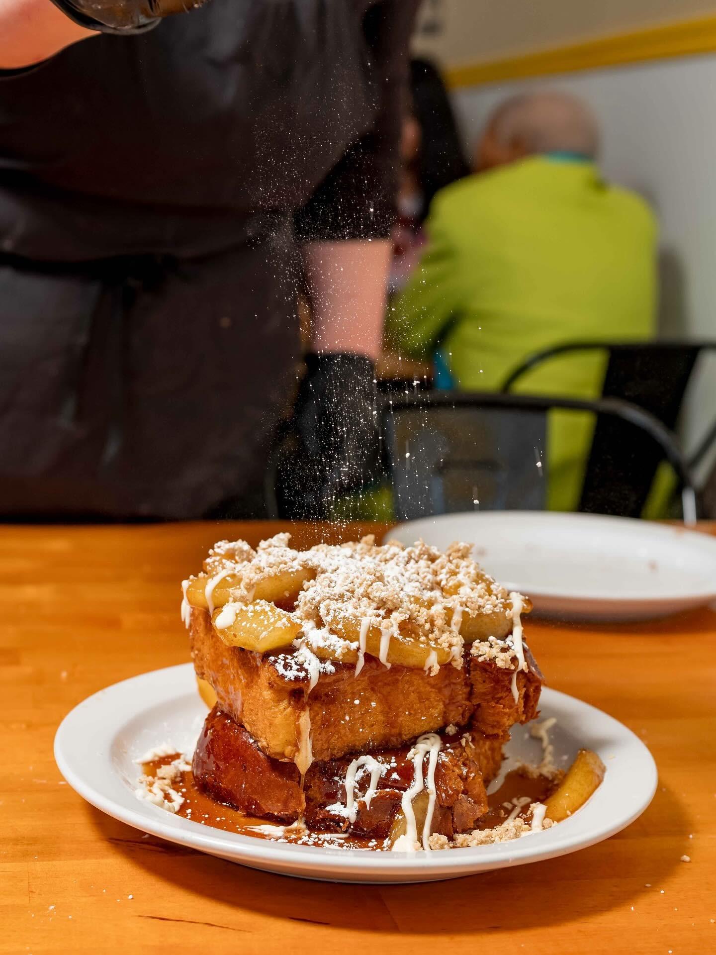 Apple Pie pancake stack.