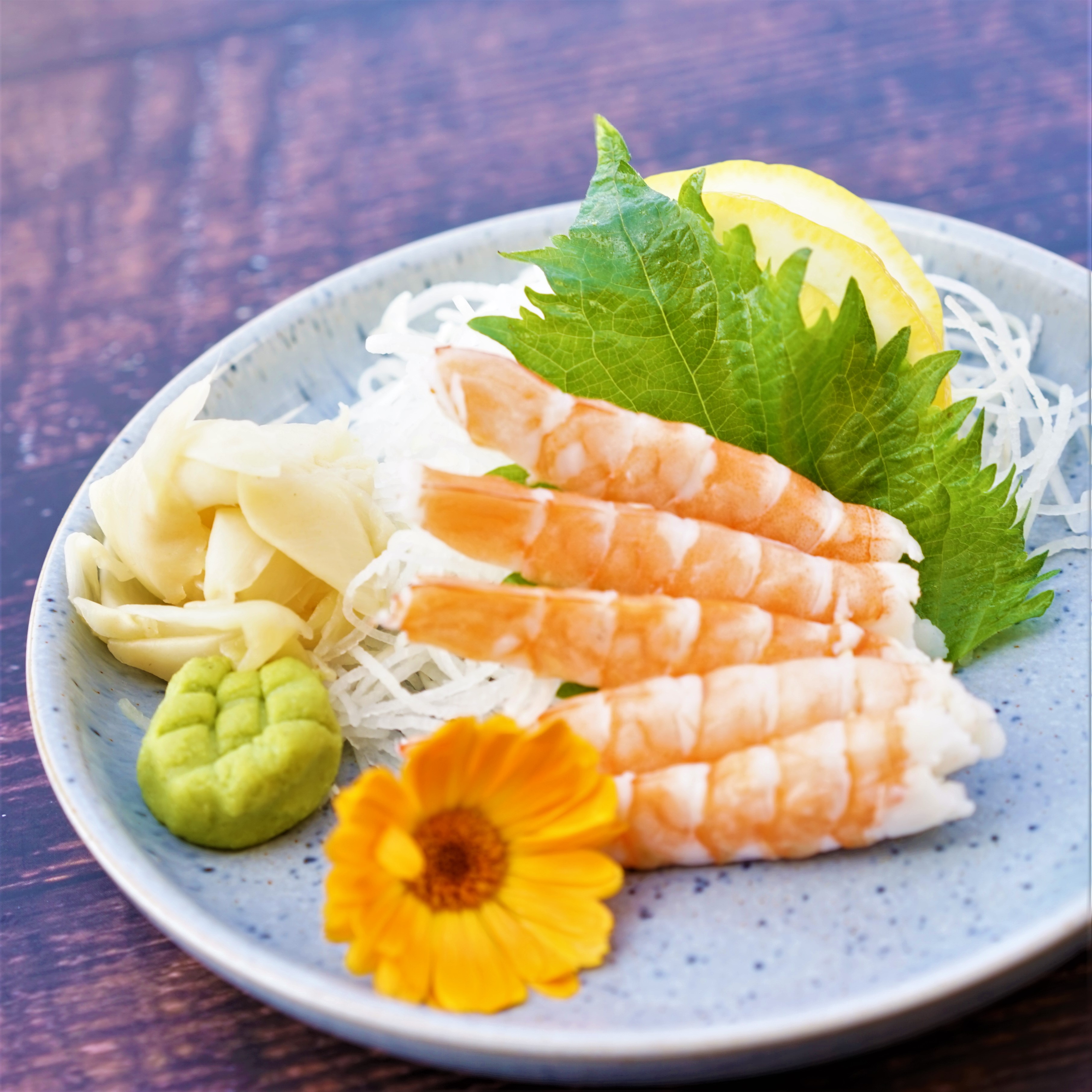 Shrimp Sashimi.