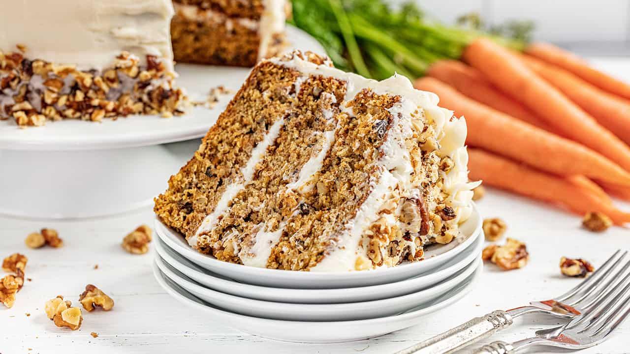Carrot Cake with Cream Cheese Icing.