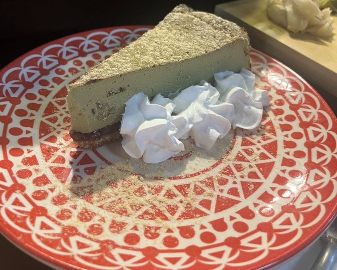 Green Tea Cheese Cake.