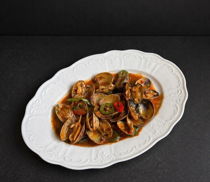 Stir-Fried Manila Clams.