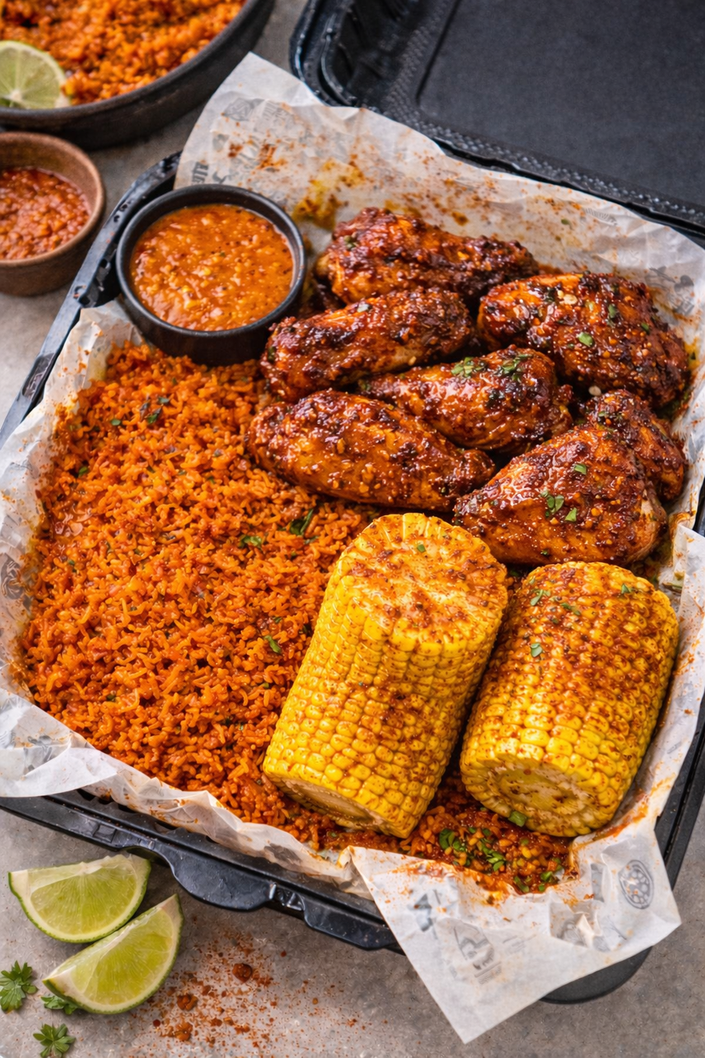 Wings Suya Plate.