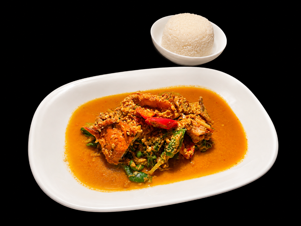 In-Season Soft Shell Crab with Yellow Curry (Dry Curry).