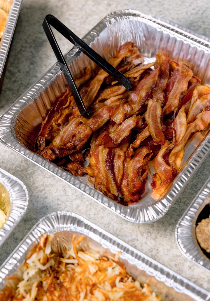 Pan of Bacon.