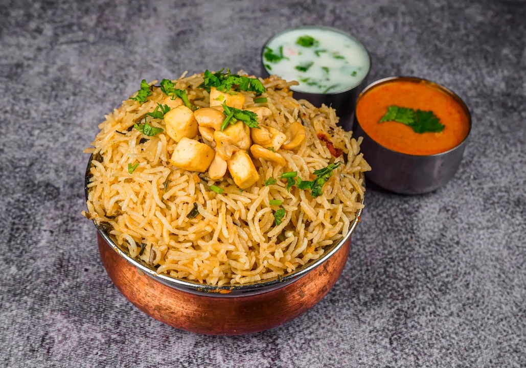 Gongura Paneer Pulao.