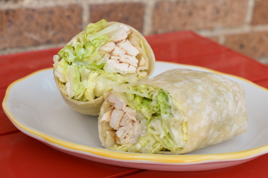 Lemon Chicken Caesar Wrap.