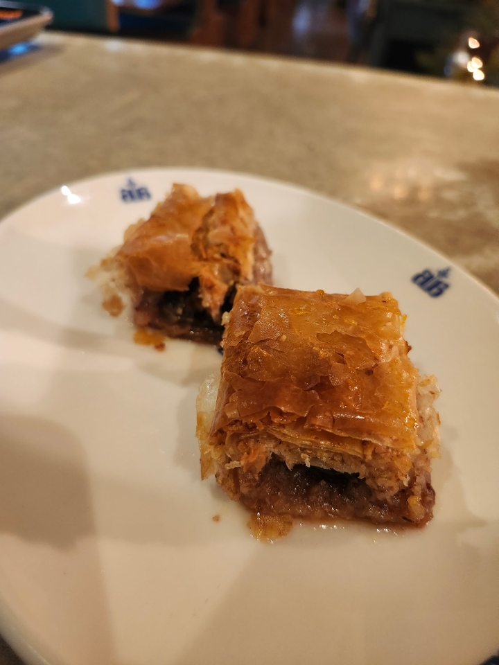 Pistachio Baklava.