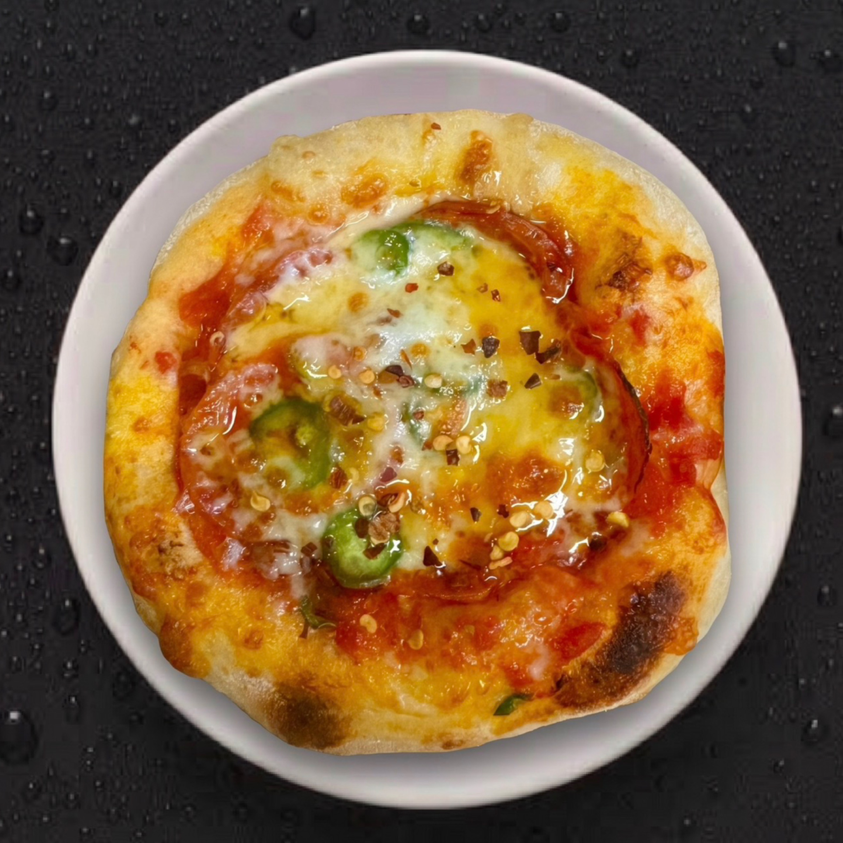Hot Honey Pepperoni Bialy.