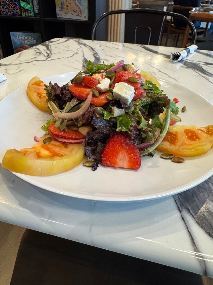 Pickled Green Tomato Salad.
