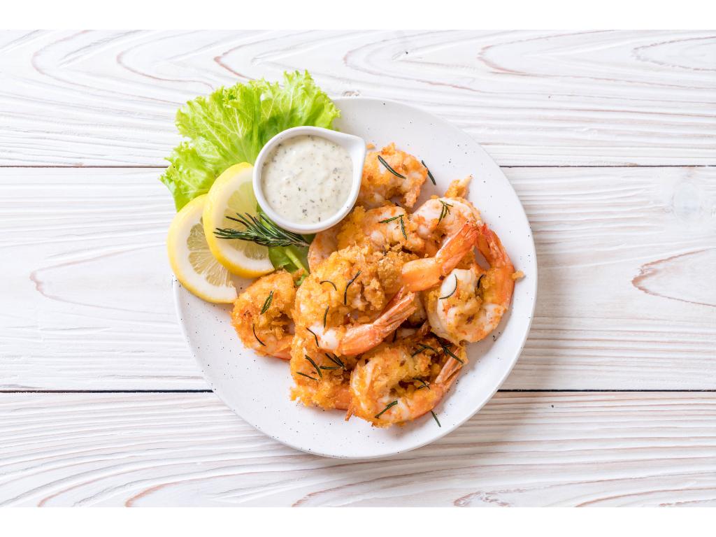 Fried Butterfly Shrimp.