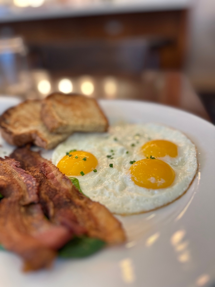 Three Eggs w/ Meat.