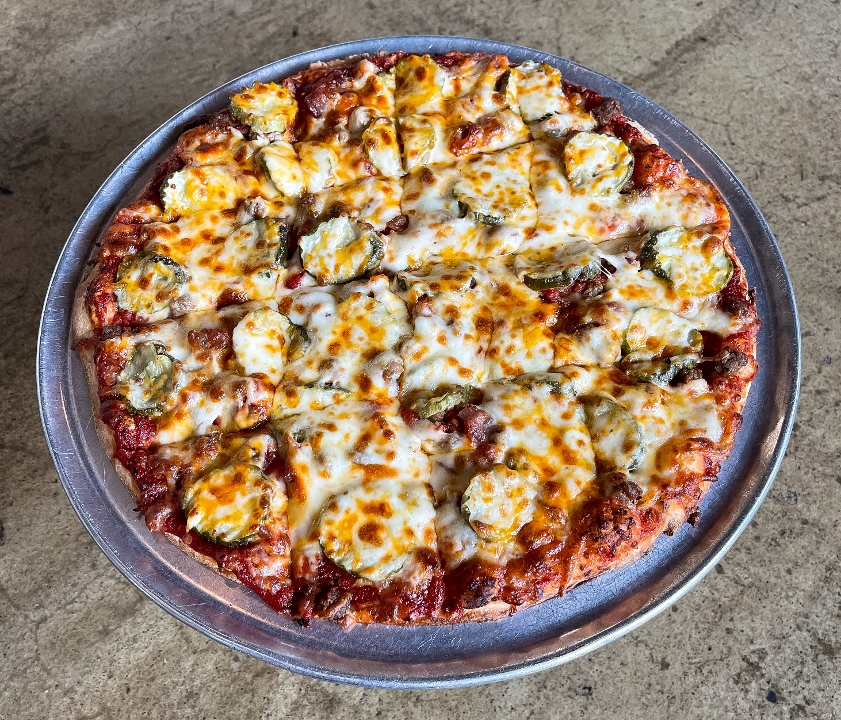 Medium Bacon Cheeseburger With Pickles.