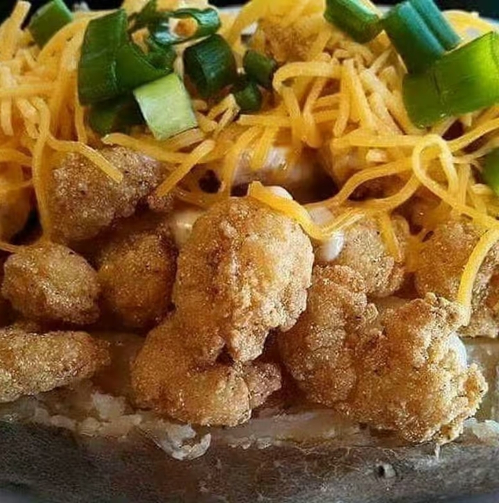 27 Whole Fried Shrimp.